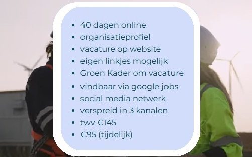 duurzame vacatures plus