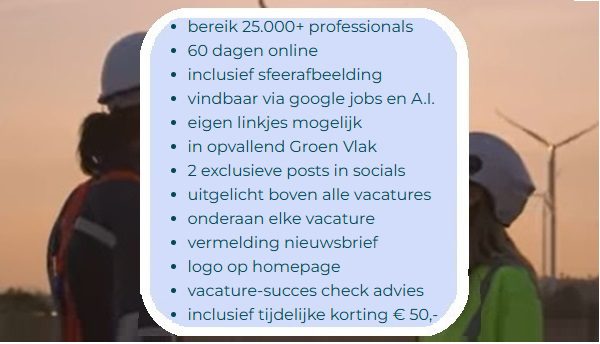 duurzamevacatures.nl pakket-extra 