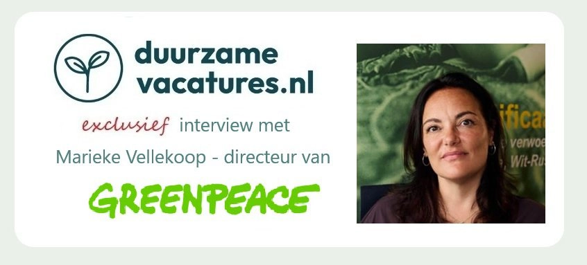 exclusief interview met greenpeace